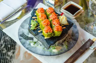 Salmon Volcano Roll 