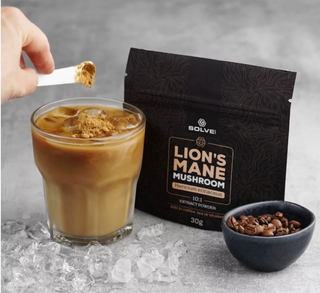 Solve Lion's Mane (Soplówka jeżowata) 10:1 Mushroom Powder 30g