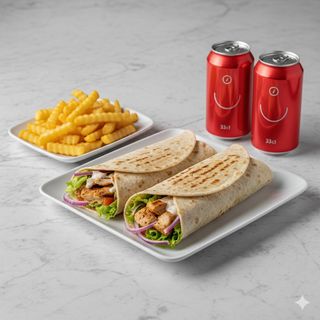 Dürum Kebab Combo 2 uds.