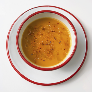 Crema de Zanahoria con topping