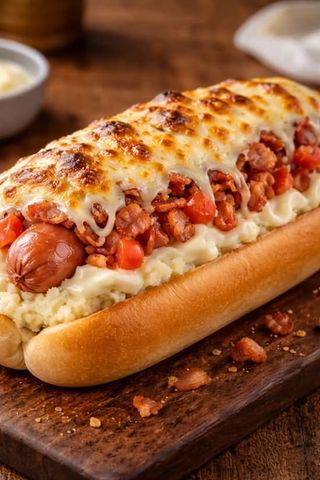 5-Hot Dog Paulista Bacon Gratinado