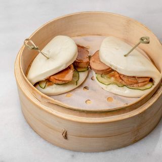 Bao de chashu de galinha