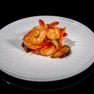 192. Gamberi funghi bambu 