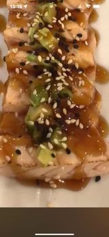 S6. Sashimi De Salmón Tataki (6 Pzs.)