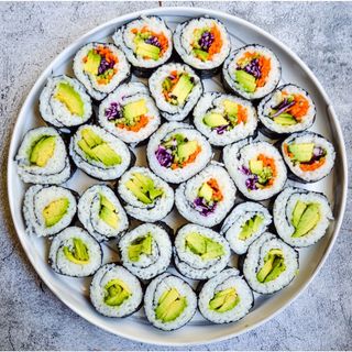 Vegetarian Rainbow Roll
