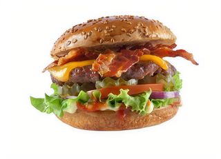 Hamburguesa Con Bacon