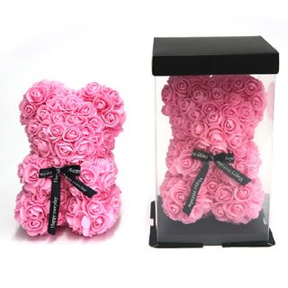 Teddy rosa (25 cm.)
