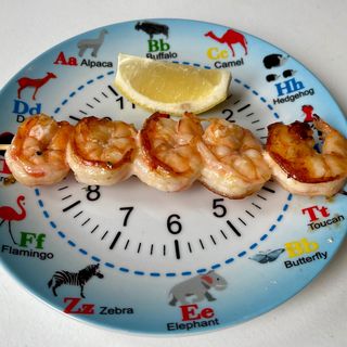 Шашличок з хвостиків тигрових креветок (80/15г)