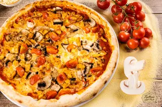 Pizza clasica Pollo Ø 25cm