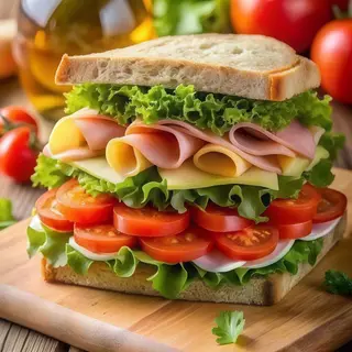 Sándwich mixto sin huevo
