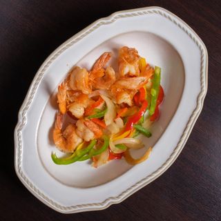 162. Gamberi con sale e pepe