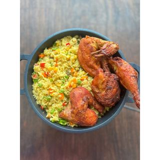 Fried Rice and Chicken