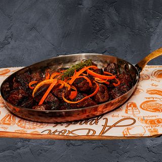 Телешки дроб с люто халапеньо и портокалови кори   250г