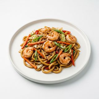 27.Yakiudon Con Gambas