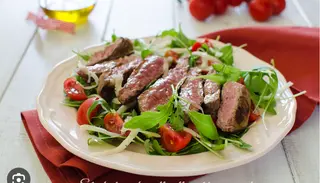 "Tagliata" de carne 