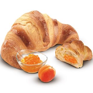 Cornetto alla marmellata di albicocca