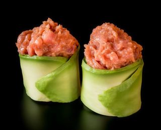 Flor de aguacate tartar atun 1 unidad