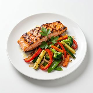 Salmón A La Brasa