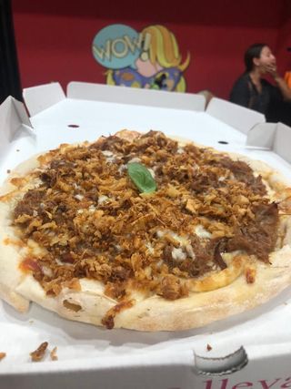 Pizza con 5 ingredientes