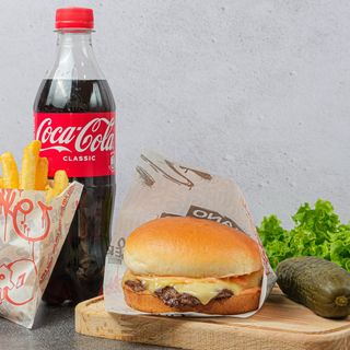 Комбо нано бургер говяжий