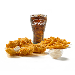 Menú 3 tenders + 1 combo