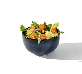 Salada com molho vinagrete