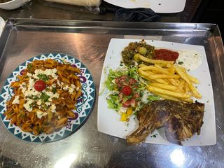 Plat 1/4 poulet grillé