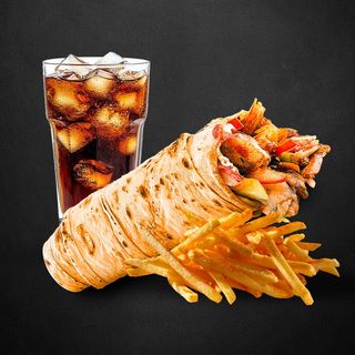 Gyros meni 3 - Pileći gyros u tortilli