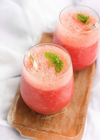 Jus De Fraise à L'orange