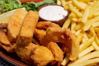 Tiras de choco frito