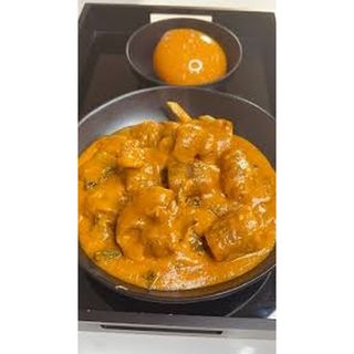 Owo Soup and Starch with 2 protein of choice