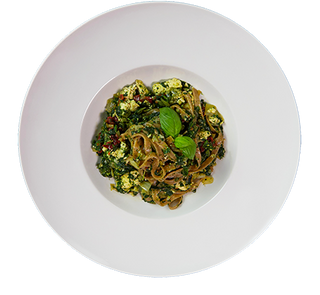 Wegańskie tagliatelle