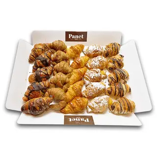 Bandeja Mini Croissants - 25 Uds