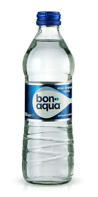 Вода Bon Aqua (0.33л) газована
