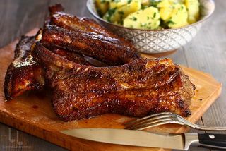 Piept de porc la grătar