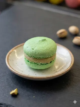 Pistachio makaron