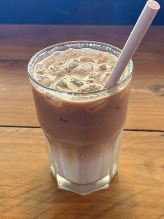 Iced café leche