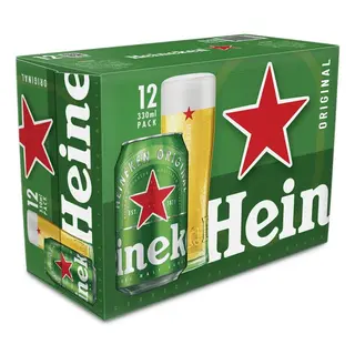 Heineken Cerveza Lager Pack Lata, 12X33Cl