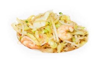 96 Spaghetti soia con gamberi