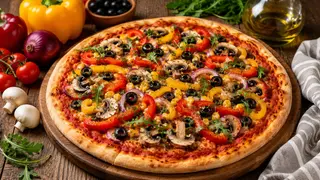 Pizza Vegetariana De Post 60x40