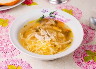 Лапша домашняя с курицей