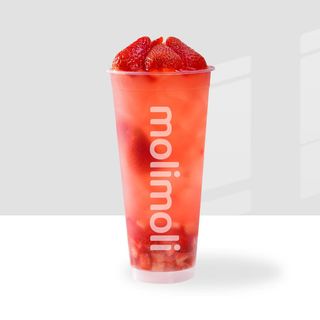 Tè verde con fragola