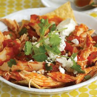 Ración De Chilaquiles Mixto