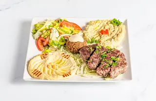 Combinado kafta con ensalada (sin gluten/h alal) - مشكل كفتة