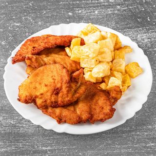 Menú Filetes (Dos filetes empanados)