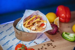 Pita Souvlaki Kurczak XL