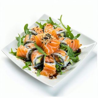 Ensalada De Rollitos De Salmón Ahumado