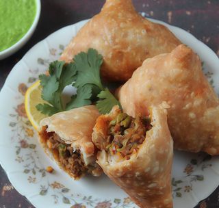 Keema samosa