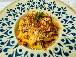 Fettuccine al ragù di cinghiale rosso