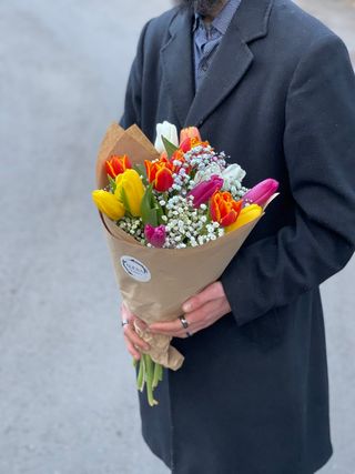 ტიტების და გიფსოფილის თაიგული(10ტოტი)